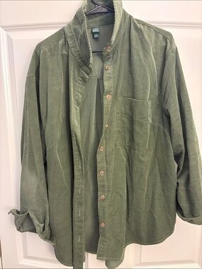 wild fable Olive Green Corduroy Shirt Jacket